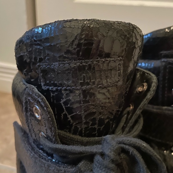 Miu miu black leather athletic shoes - Picture 2 of 7